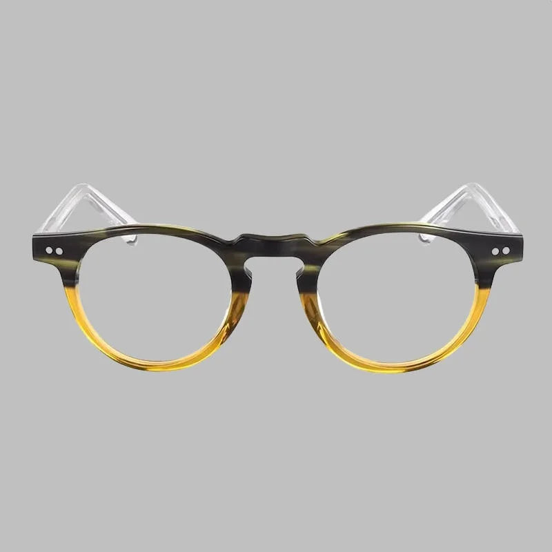 Bobbie Women's Full Rim Small Round Acetate Eyeglasses 695186