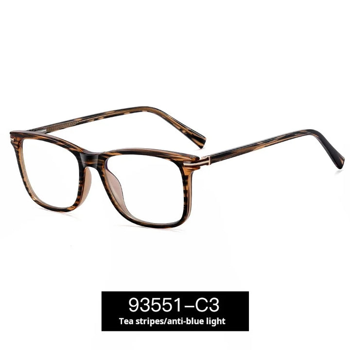 Momoja Women's Full Rim Square Tr 90 Alloy Eyeglasses 93551