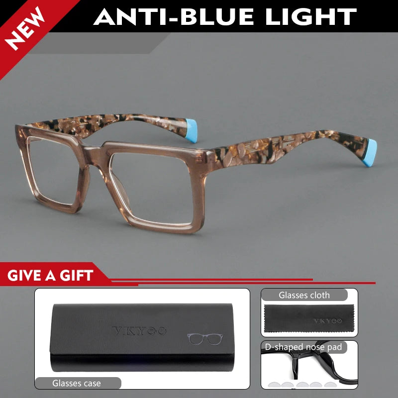 Vicky Women's Full Rim Square TR 90 Titanium Reading Glasses 25005