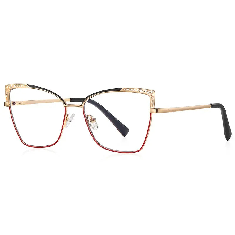 Vicky Women's Full Rim Square Alloy Reading Glasses 3106.