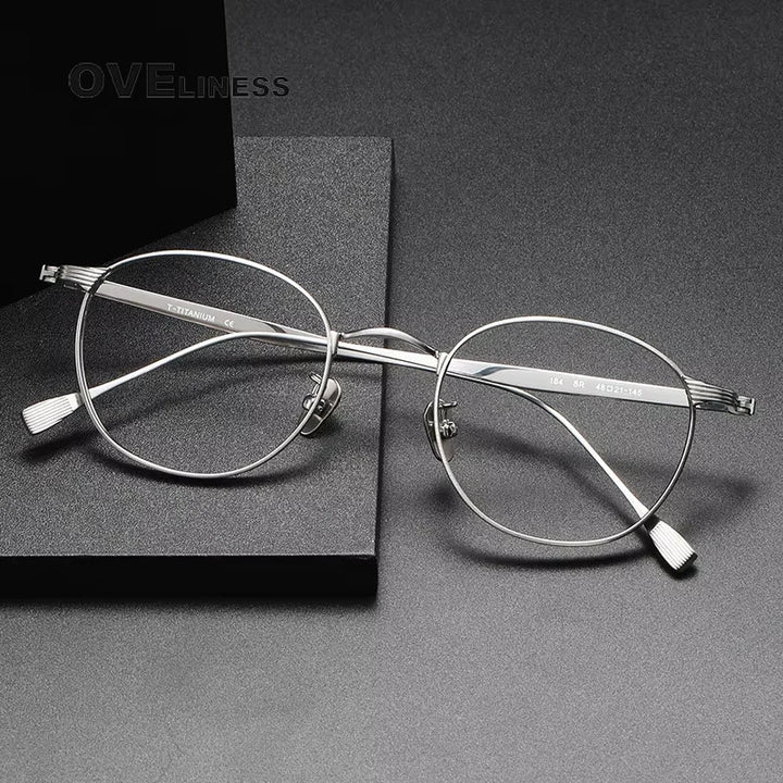 Oveliness Women's Full Rim Oval Titanium Eyeglasses 842184 Full Rim Oveliness