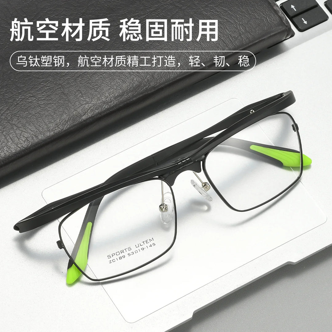 Bclear Unisex Full Rim Rectangle ULTEM Sports Eyeglasses BSF-Z189C