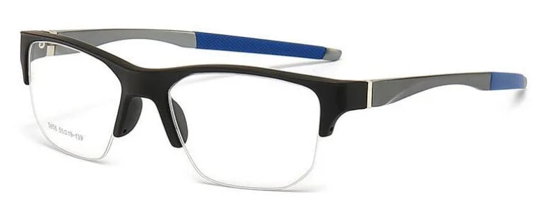 Muzz 58560 men's semi rim sports prescription eyeglasses — view 14