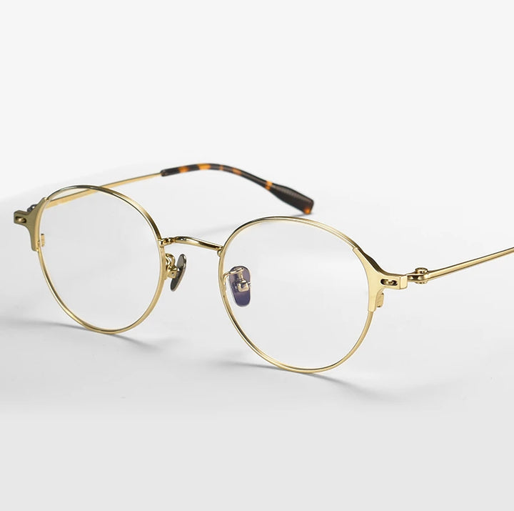 Black Mask Unisex Full Rim Round Eyeglasses 281001