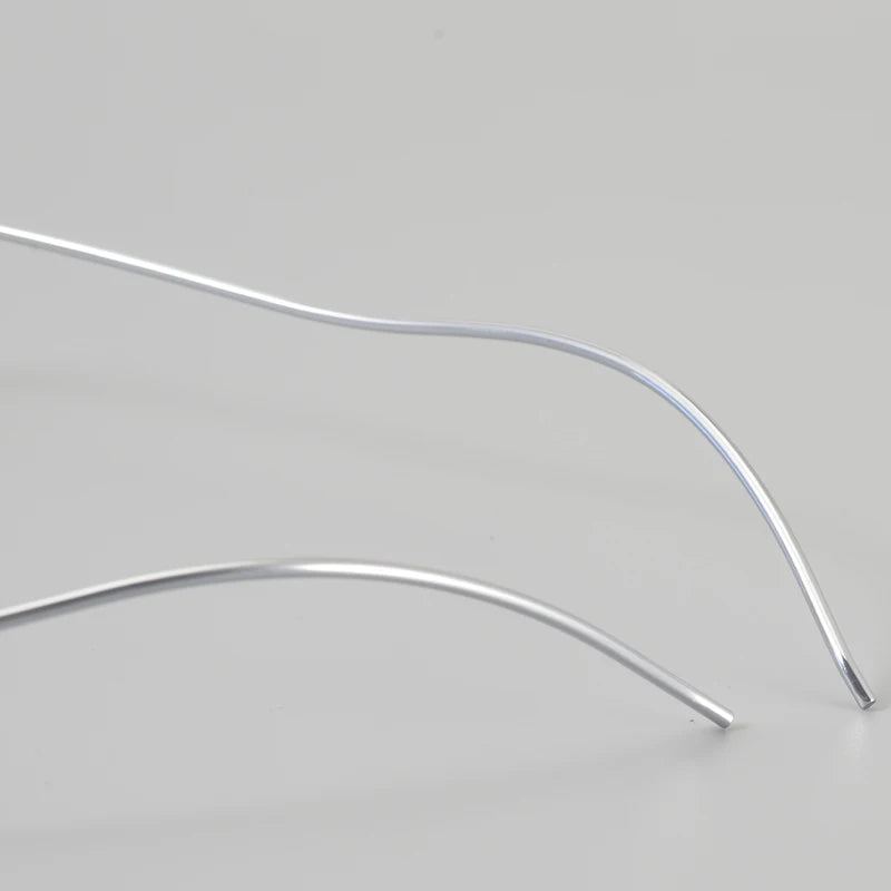 Muzz 0002 unisex small oval titanium prescription eyeglasses — view 9