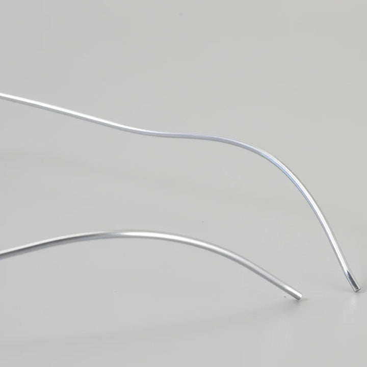 Muzz 0002 unisex small oval titanium prescription eyeglasses — view 9