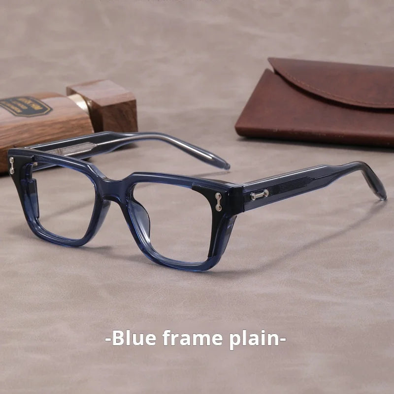 Xbora Unisex Full Rim Square Brow Line Tr 90 Alloy Eyeglasses 629864