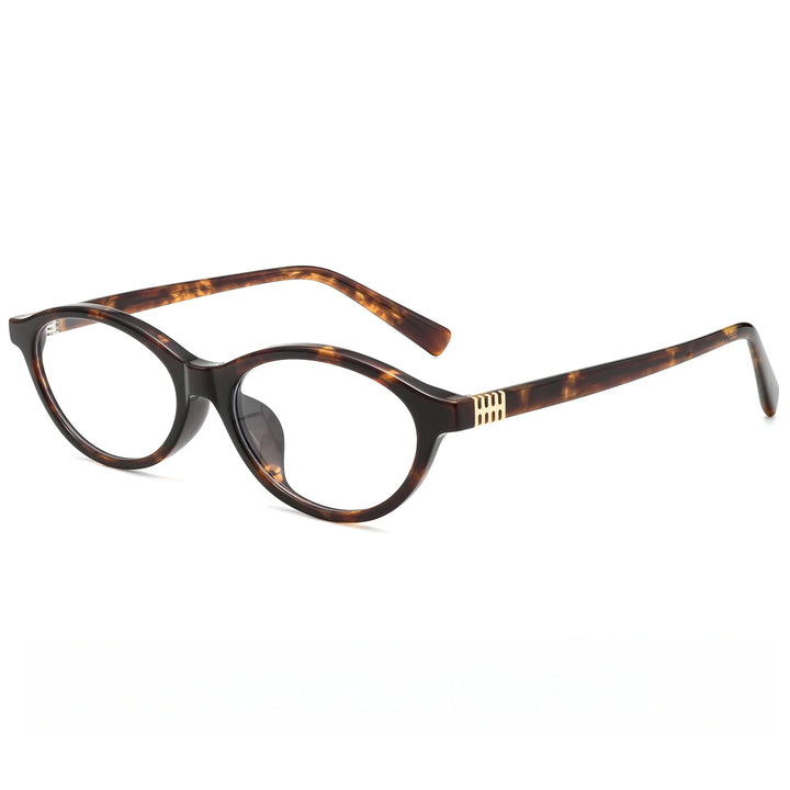 Yimaruili Unisex Full Rim Cat-Eye Acetate Eyeglasses 92280BD — view 4 | Yimaruili at FuzWeb