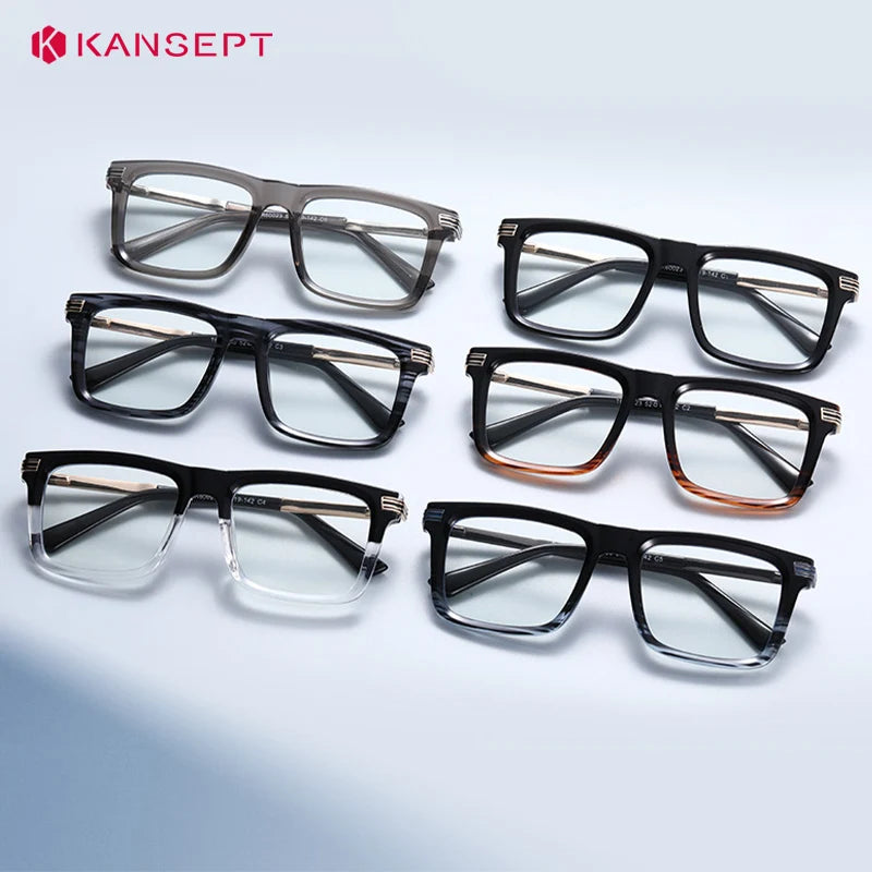Kansept Women's Full Rim Square Tr 90 Alloy Reading Glasses 600234