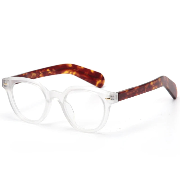 Aror Unisex Full Rim Square Thick Acetate Eyeglasses 86384