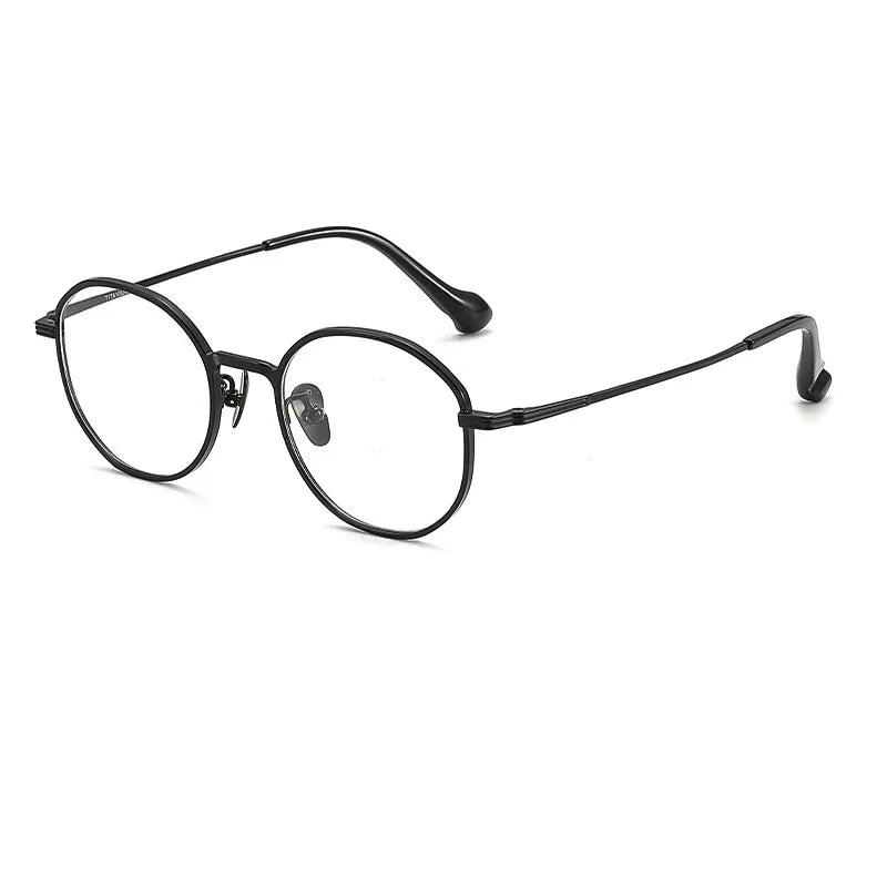 Aror Women's Full Rim Oval Round Titanium Eyeglasses 61012