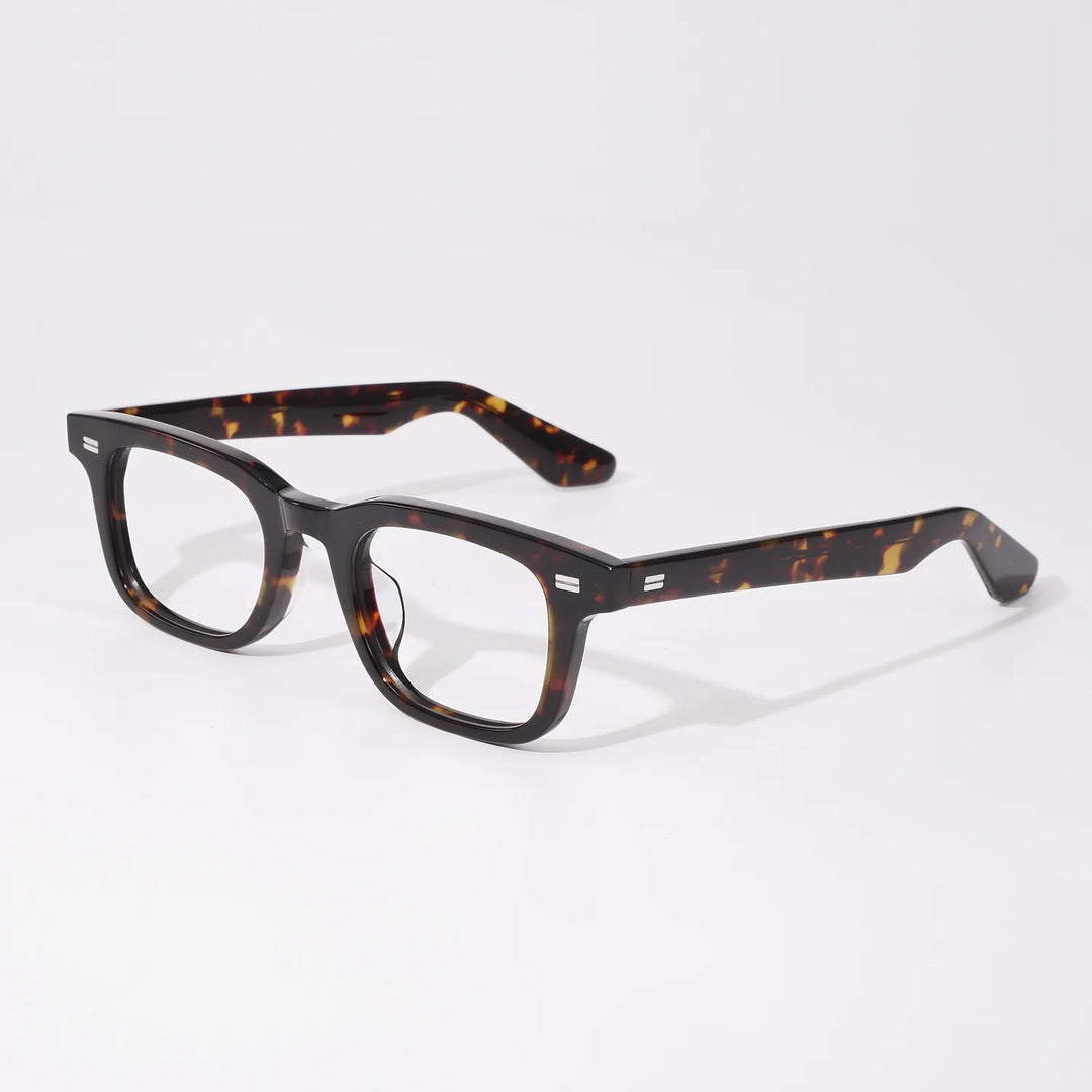 Hewei Unisex Full Rim Square Acetate Eyeglasses 98178