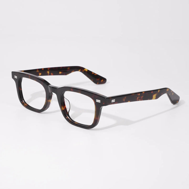 Hewei Unisex Full Rim Square Acetate Eyeglasses 98178