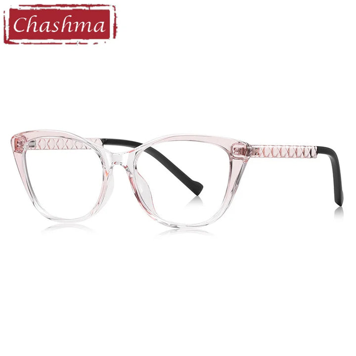 Chashma Ottica Women's Full Rim Cat Eye Tr 90 Titanium Eyeglasses 474019