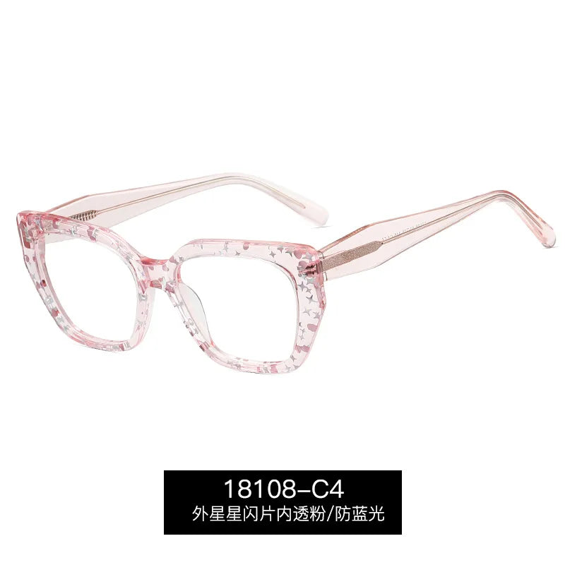 Reven Jate 18108 women's cat eye acetate prescription eyeglasses — view 3