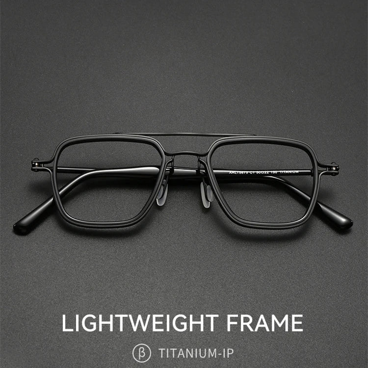 Blackmask Unisex Full Rim Square Titanium Eyeglasses BM-AR5875
