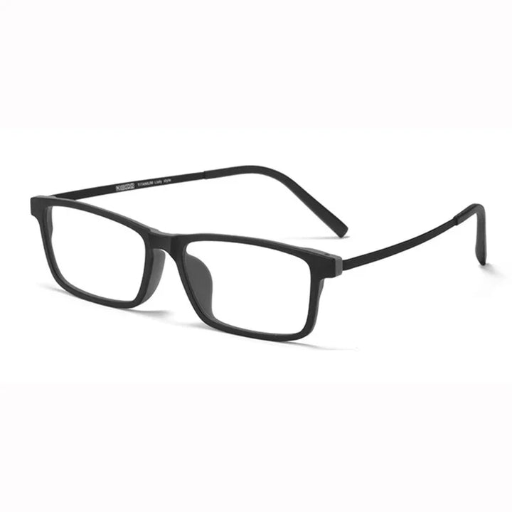 Handoer Unisex Full Rim Square Tr 90 Titanium Eyeglasses 88369