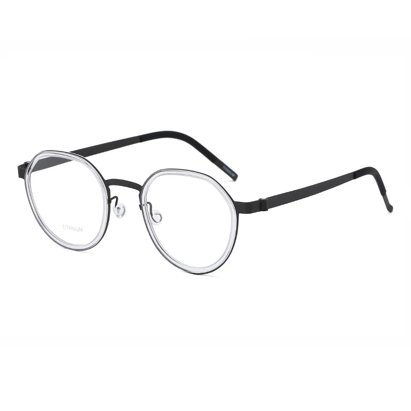 Reven Jate Women's Full Rim Oval Ultem Titanium Eyeglasses 97592