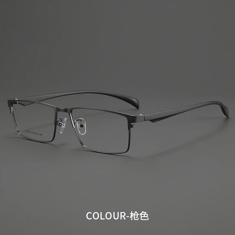 Bclear Men Full Rim Square Alloy Eyeglasses MY-L636