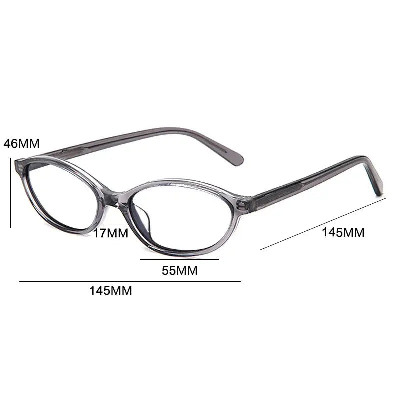 Gatenac Women's Full Rim Oval Cat Eye Acetate Eyeglasses 246078 Gatenac