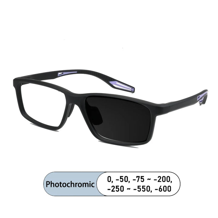 Kocolior Unisex Full Rim Square Tr 90 Photochromic Reading Glasses 725510
