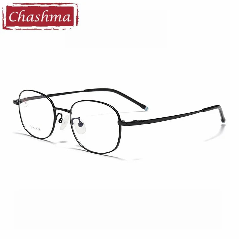 Chashma Ochki Unisex Youth's Full Rim Square Titanium Eyeglasses 881006