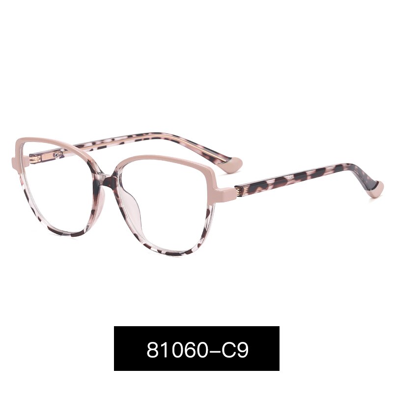 Reven Jate Women's Full Rim Cat Eye PC Resin Eyeglasses 81060 Full Rim Reven Jate C9  