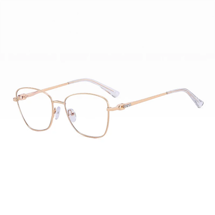 Ralferty Women's Full Rim Square Butterfly Alloy Eyeglasses 88250