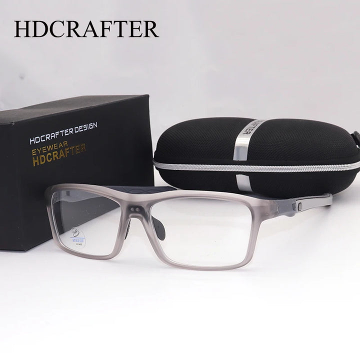 Hdcrafter Unisex Full Rim Square Tr 90 Acetate Sport Eyeglasses 812821 Full Rim Hdcrafter Eyeglasses