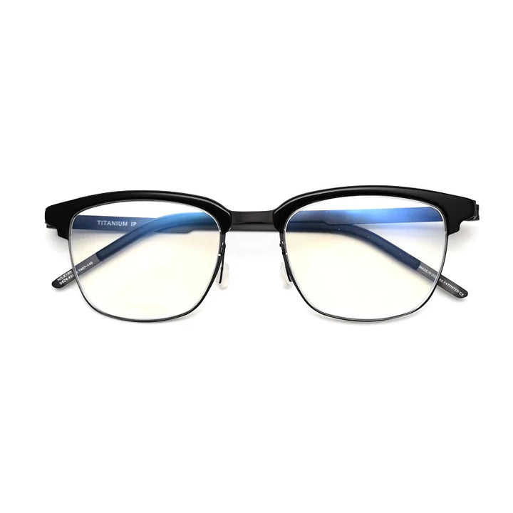 Aimee Unisex Full Rim Square Titanium Eyeglasses 9824 Full Rim Aimee   