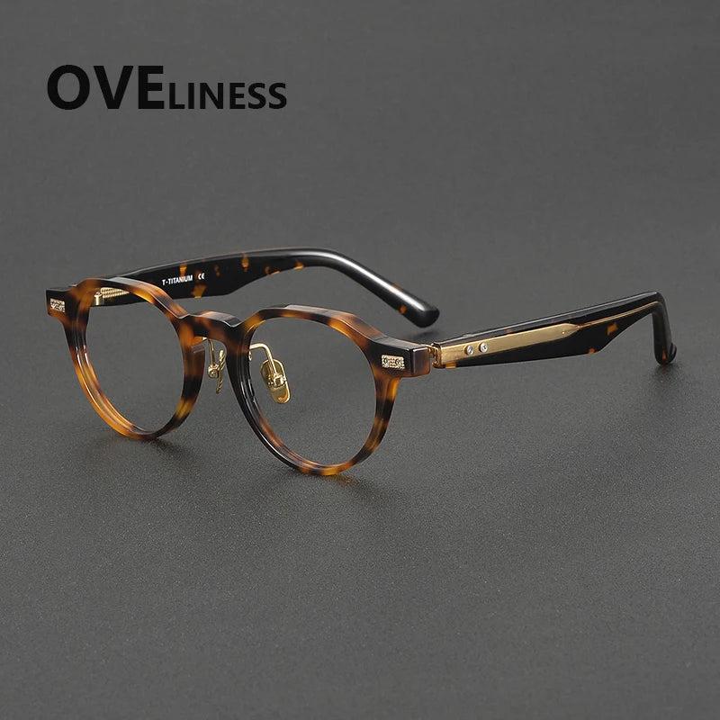 Oveliness Unisex Full Rim Round Oval Acetate Eyeglasses 322750