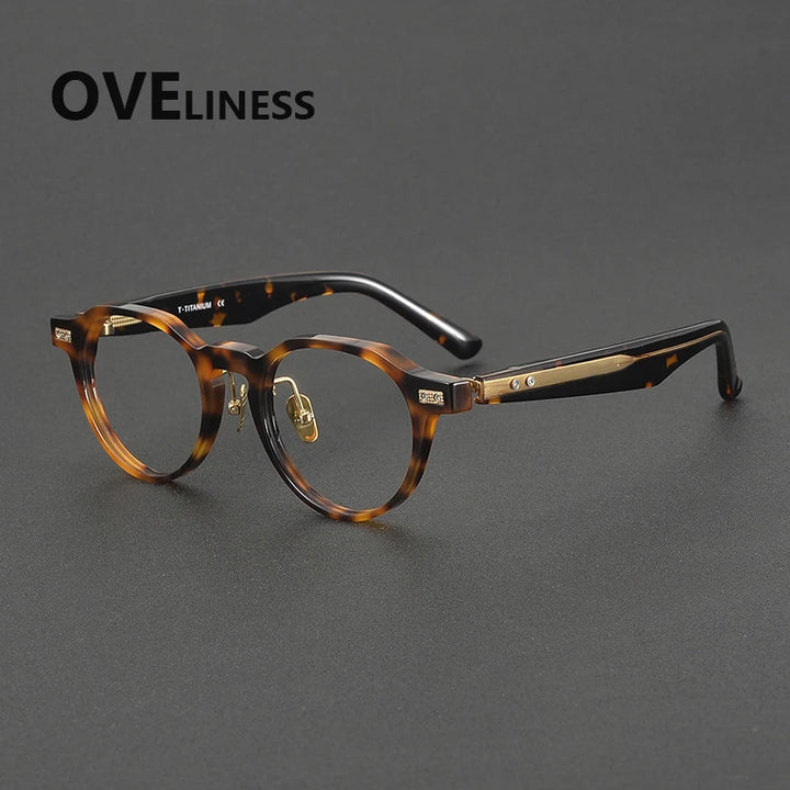 Oveliness Unisex Full Rim Round Oval Acetate Eyeglasses 322750