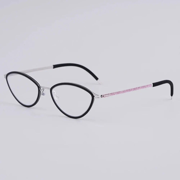 Bobbie 465652 Women’s 133mm Full Rim Oval Titanium Frames FuzWeb