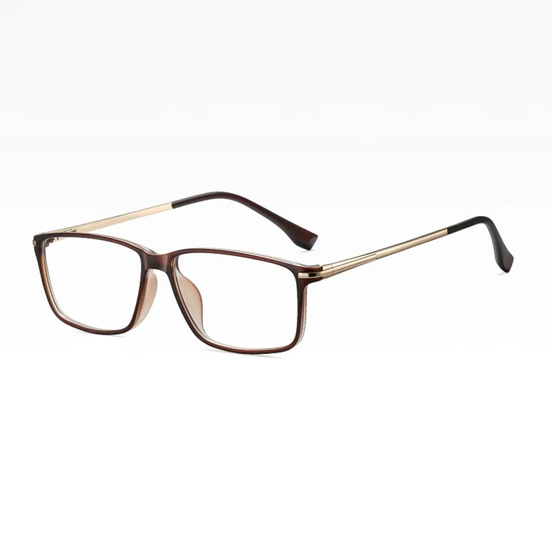 Ralferty Women's Full Rim Square Tr 90 Titanium Eyeglasses 895908