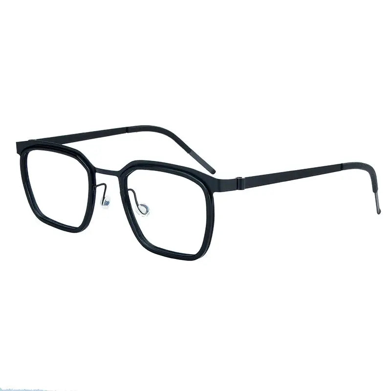 Bobbie Full Rim 976500 Unisex Titanium Square Frames FuzWeb