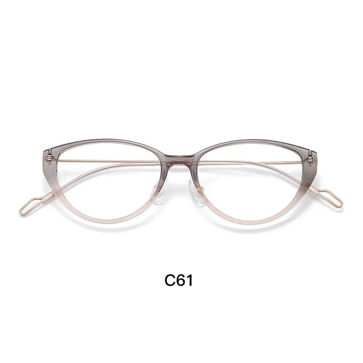 Gmei Optical 1002 women's cat eye TR90 prescription eyeglasses — view 6