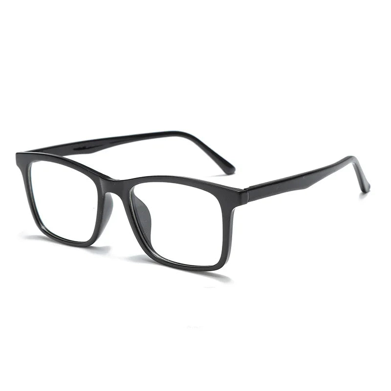 Kocolior Unisex Full Rim Square Acetate Fiber Eyeglasses Fj8098 Full Rim Kocolior Black  