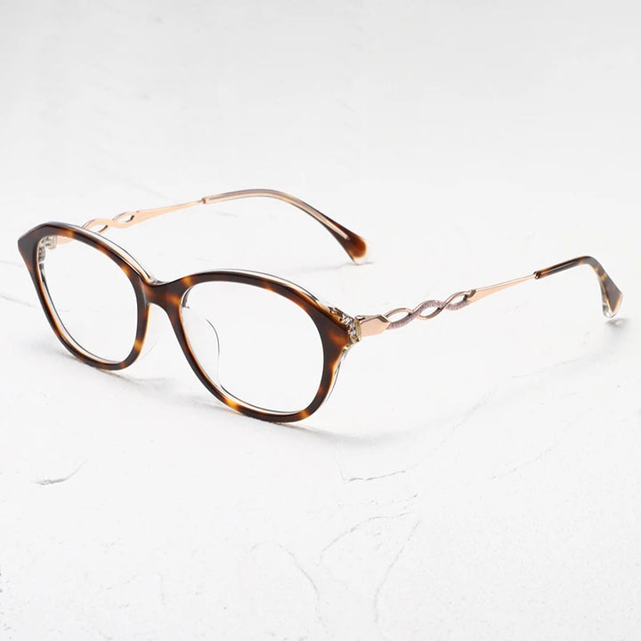 Nobler Unisex Full Rim Oval Square Tr 90 Titanium Eyeglasses 422549