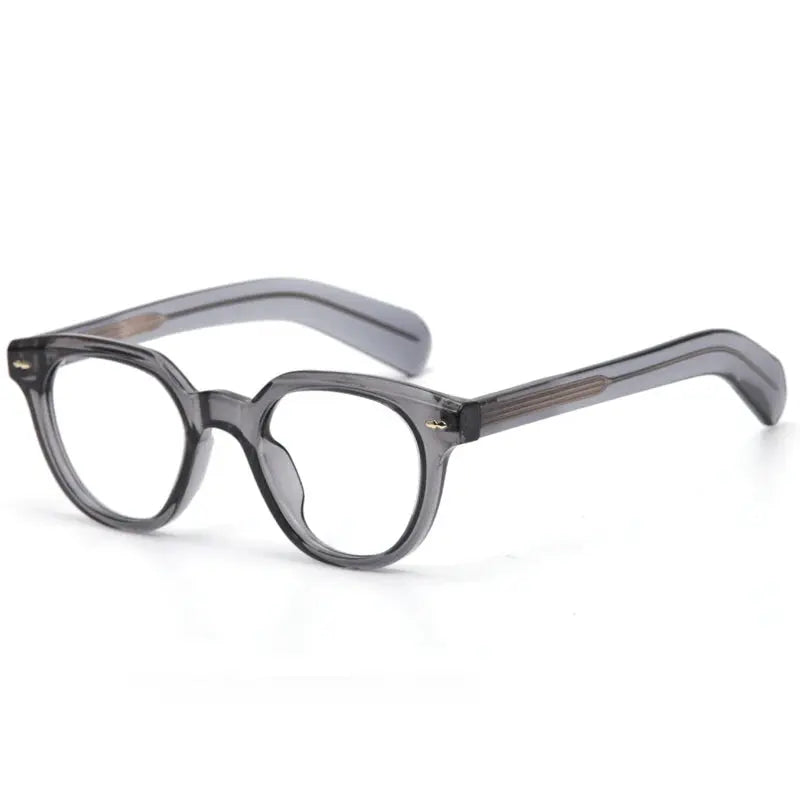 Aror Unisex Full Rim Square Thick Acetate Eyeglasses 86384.