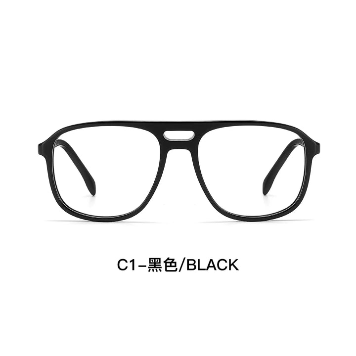 Yimaruili Unisex Full Rim Aviator Acetate Eyeglasses F3311 — view 3 | Yimaruili at FuzWeb