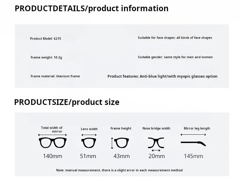 Yimaruili Women's Full Rim Cat Eye Tr 90 Titanium Eyeglasses 62159