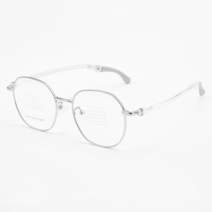 Yimaruili Unisex Full Rim Polygonal TR-90 Eyeglasses 2909ET — view 3 | Yimaruili at FuzWeb