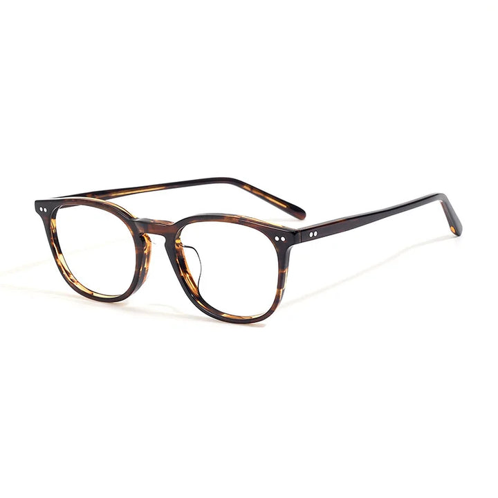 Hewei Women's Full Rim Square Acetate Eyeglasses 13450