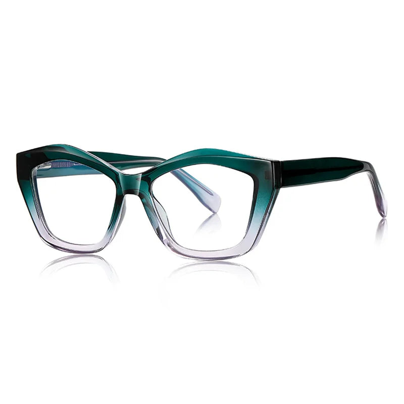 Ralferty Women's Full Rim Cat Eye Tr 90 Titanium Eyeglasses 32169
