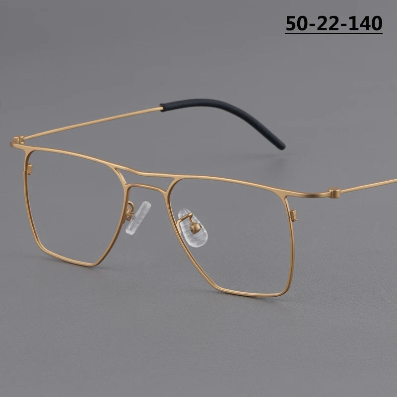 Bobbie Unisex Full Rim Square Titanium Eyeglasses KMN502
