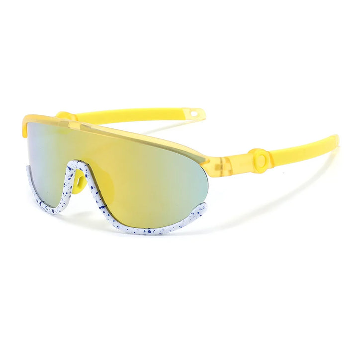 Yimaruili Unisex Youth Full Rim Goggle Lens Tr 90 Tpee Sunglasses 662526