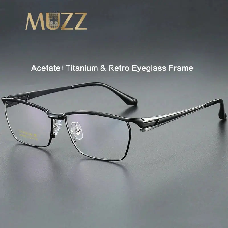 Muzz 826195 Men's Titanium Eyeglasses – FuzWeb