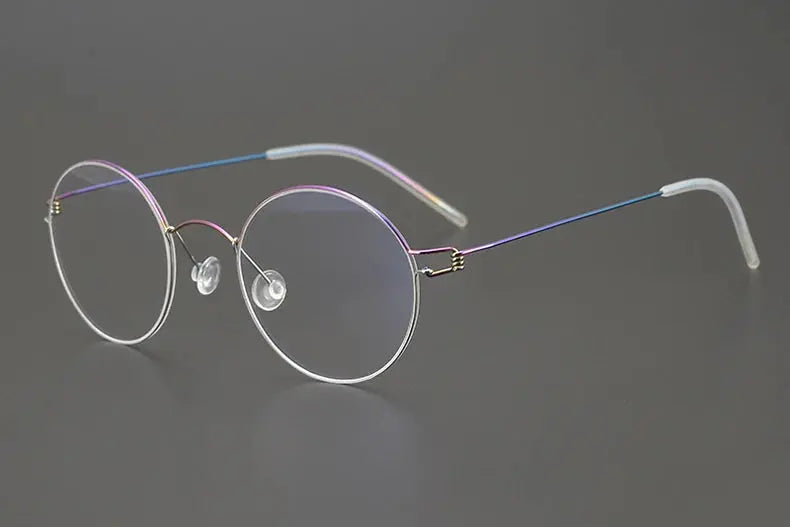 Bobbie Full Rim 464320 Women’s Round Titanium Frames — view 1 | Bobbie at FuzWeb