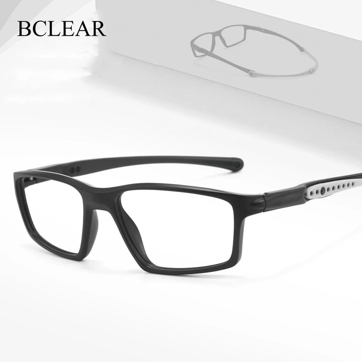 Bclear Unisex Full Rim Rectangle TR90 Sports Eyeglasses BSF-9304TR