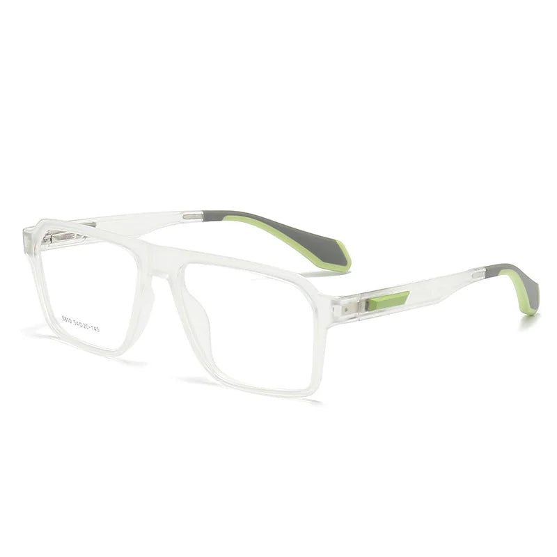 Muzz 68100 unisex rectangle TR-90 prescription eyeglasses — view 6